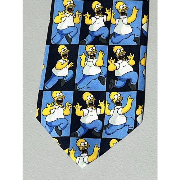 The Simpsons Bart Simpson Tie Cartoon Comic Mens Necktie - Picture 1 of 9